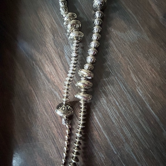 Chico’s silver tone long necklace - Picture 14 of 16